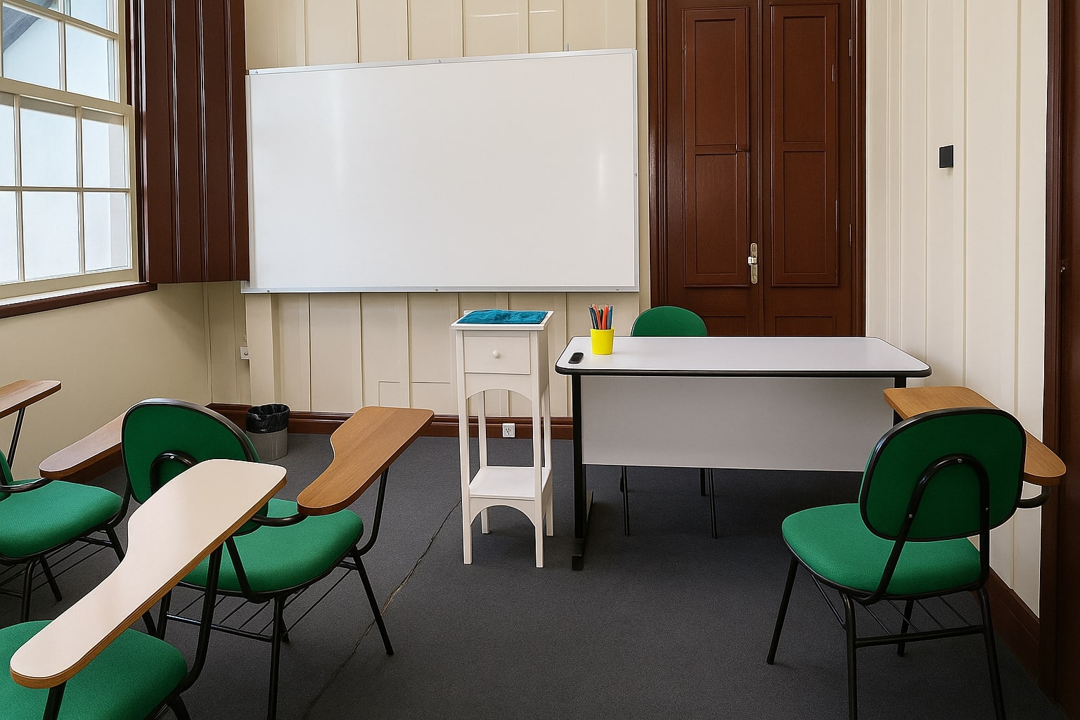 Sala de estudos do polo UniSociesc Mafra